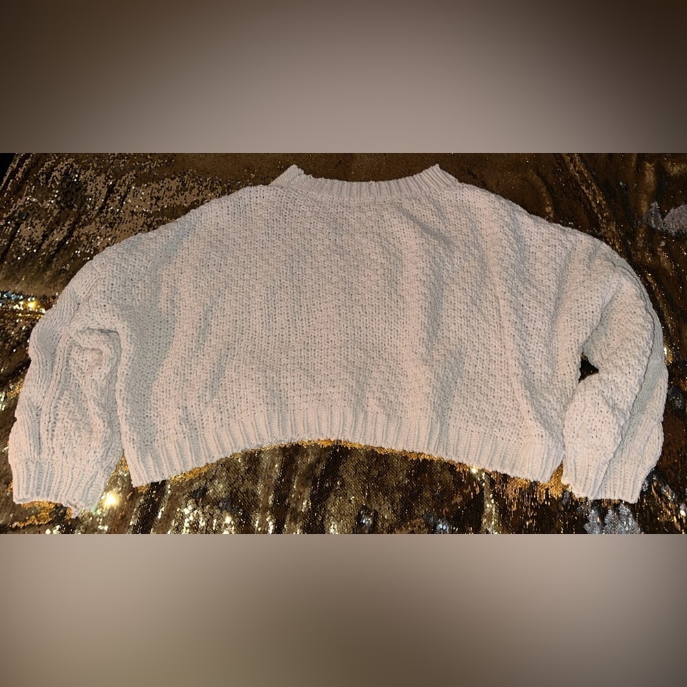 GENERATION K Tan Cable Knit Sweater